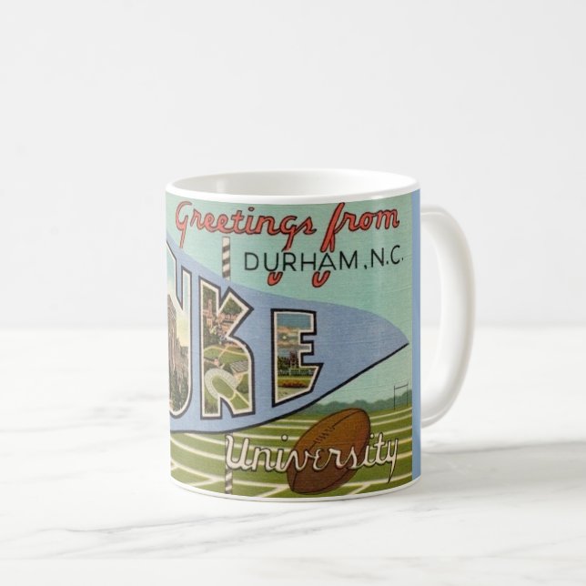 Vintag Duke U Kaffeetasse (VorderseiteRechts)