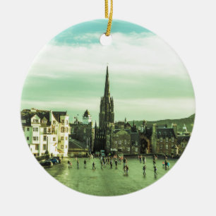 Vintag Edinburgh Keramikornament