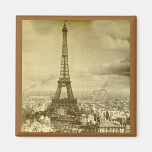 Vintag Eifelturm Paris Frankreich 1889 Magnet