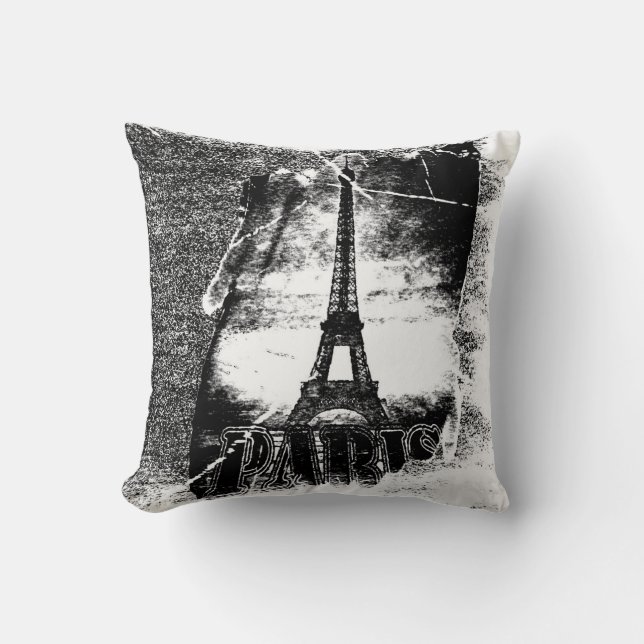 Vintag Eiffelturm Paris #2 - Kissen (Vorderseite)
