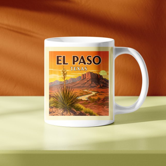 Vintag El Paso Texas Kaffeetasse (Von Creator hochgeladen)
