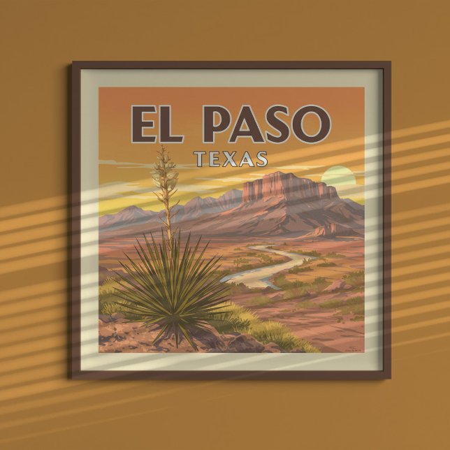 Vintag El Paso Texas Poster (Von Creator hochgeladen)