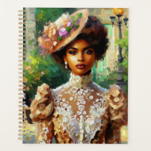 Vintag Elegance Viktorianisch Lady Planer