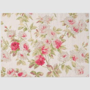 Vintag Elegant Modernes Flora Seidenpapier