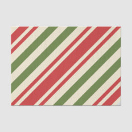 Vintag Elegante Christmas Candy Cane Seidenpapier