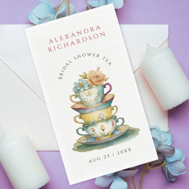 Vintag Elegantes Brautparty Teatro  Party Serviette (Von Creator hochgeladen)