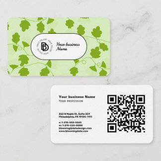 Vintag Elegantes Retro - Modernes Visitenkarte