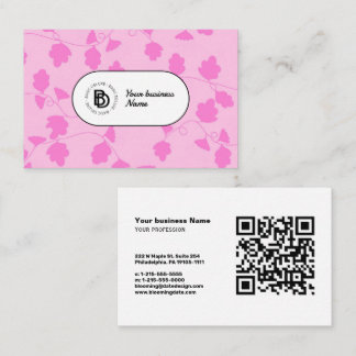 Vintag Elegantes Retro - Modernes Visitenkarte