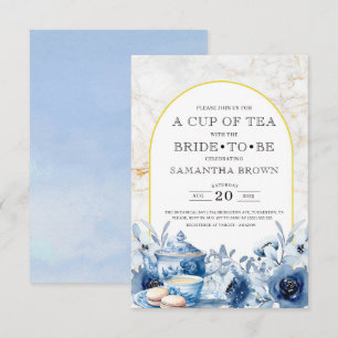 Vintag Elegantes Tea Party Brautparty Einladung