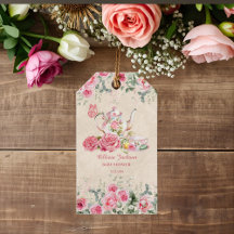 Vintag Elegantes Tea Party Bridal Dusche Einladung