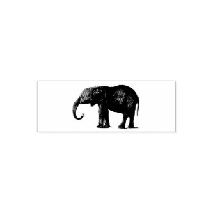 VINTAG ELEPHANT RUBBER BRIEFMARKE PERMASTEMPEL