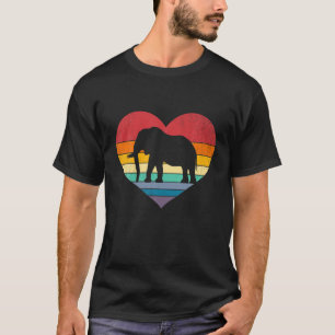 Vintag Elephant Valentinstag Elephant Lover Men T-Shirt