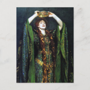 Vintag Ellen Terry as Lady Macbeth Postkarte