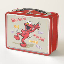 Vintag Elmo Hee-hee! Metall Lunch Box