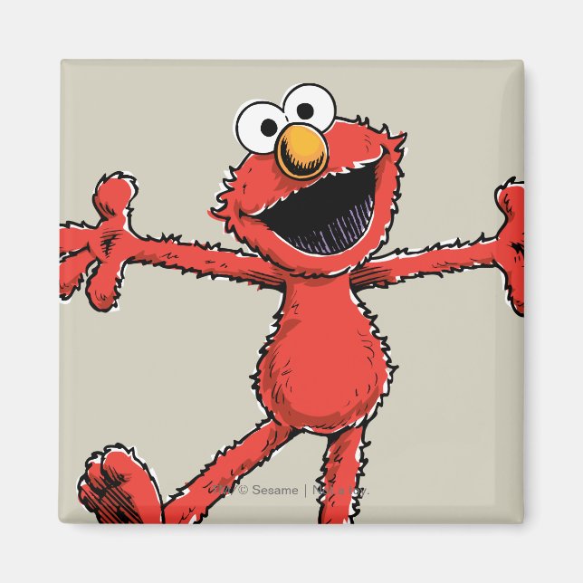 Vintag Elmo Magnet (Vorne)