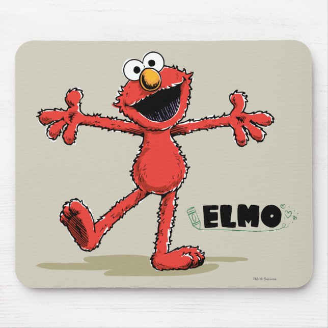 Vintag Elmo Mousepad (Vorne)