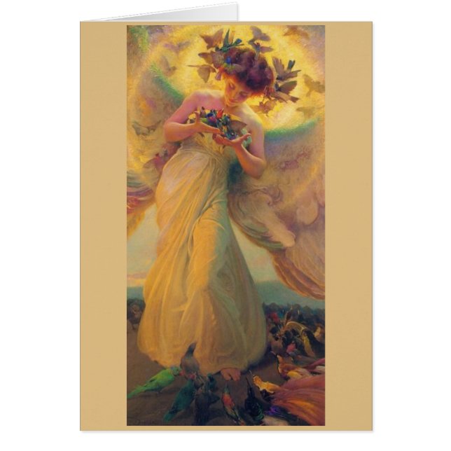 Vintag - Engel der Vögel, (Vorne)