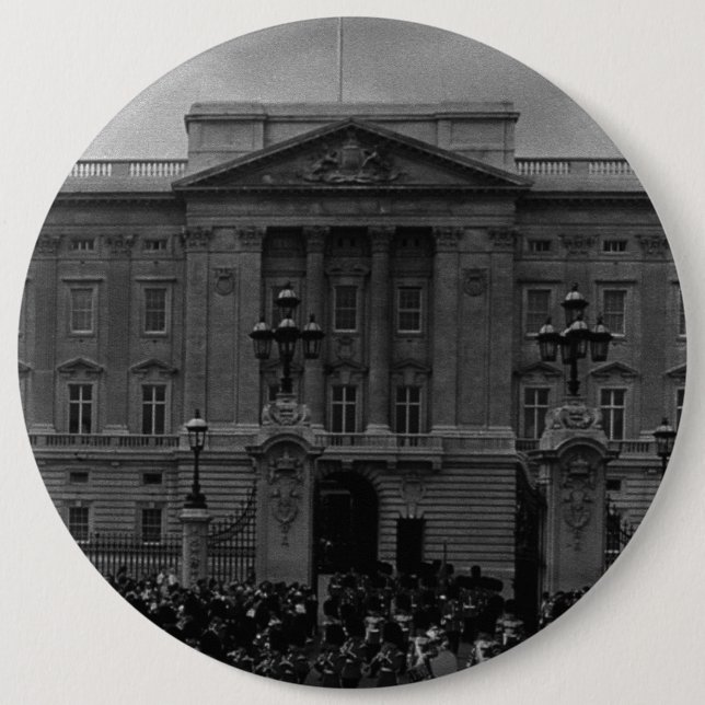 Vintag England London Old Guard Buckingham Palace Button (Vorderseite)