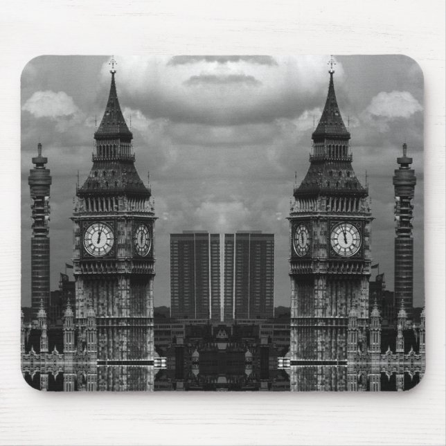 Vintag-England-Postturm Big ben M Mousepad (Vorne)