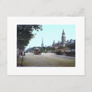 Vintag England Southport Lord Street 1890er Jahre Postkarte