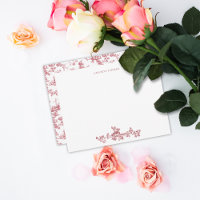 Vintag Englisch Floral Toile de Jouy-Pink