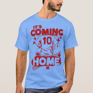 Vintag Englisch Retro Grunge England Soccer T-Shirt