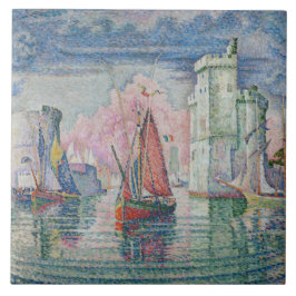 Vintag Entrée du port de la Rochelle Paul Signac Fliese
