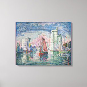 Vintag Entrée du port de la Rochelle Paul Signac Leinwanddruck