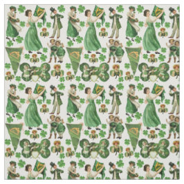 Vintag Ephemera St. Patricks Day Collage Art Stoff