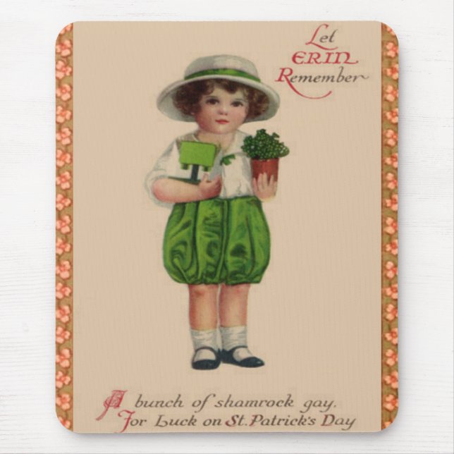 Vintag Erin Erinnern Mousepad (Vorne)