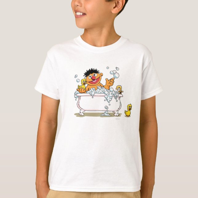 Vintag Ernie in Bathtub T-Shirt (Vorderseite)