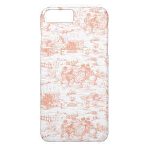 Vintag erröten rosa Franzosen Toile Case-Mate iPhone Hülle