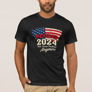 Vintag-erschöpft 2024 Nicht mein Problem mehr amer T-Shirt