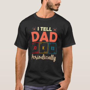 Vintag erzähle ich regelmäßig Vater-Witze für Väte T-Shirt