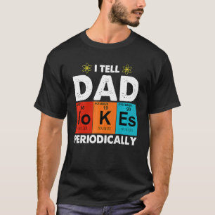 Vintag erzähle ich regelmäßig Vater-Witze T-Shirt