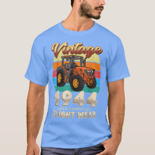 Vintag Est 1944 Bauer Traktor 78. Geburtstag 78 Y T-Shirt
