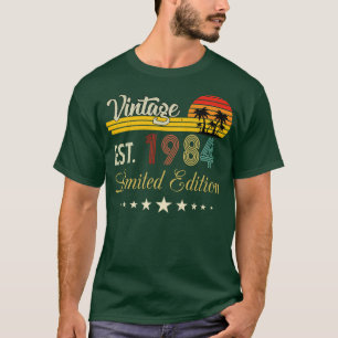 Vintag Est 1984 Limited Edition Geburtstag T-Shirt