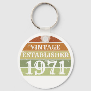 Vintag etablierte Männer Frauen bedrückten den Son Schlüsselanhänger