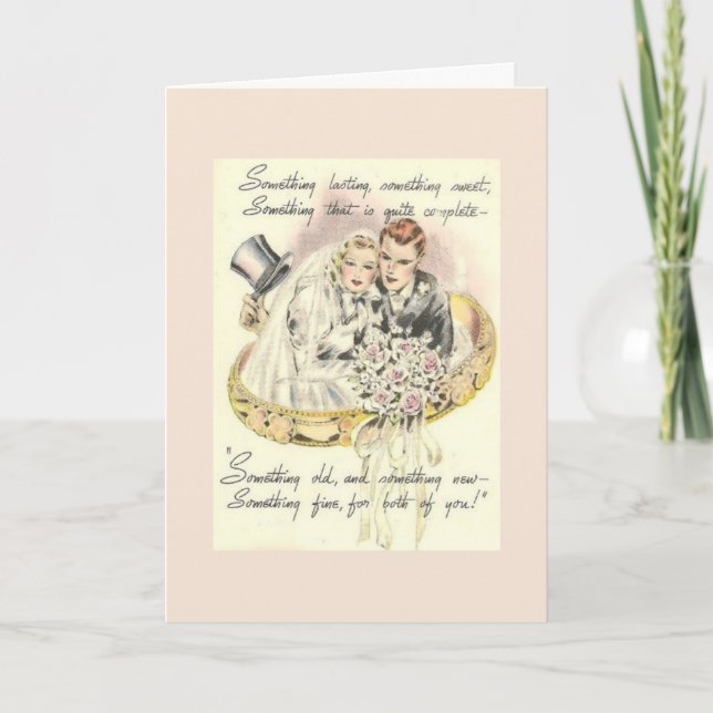 Vintag - Etwas Altes, etwas Neues, Karte (Vorderseite)