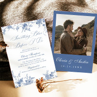 Vintag etwas Blaues vor dem Brautparty