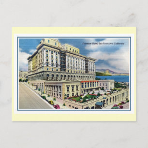 Vintag Fairmont Hotel San Francisco CA Postkarte