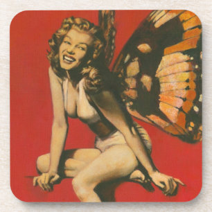 Vintag Fairy Cork Untersetzer