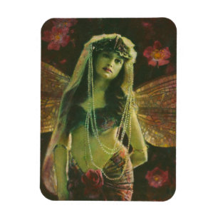 Vintag Fairy Nymph Flexible Magnet