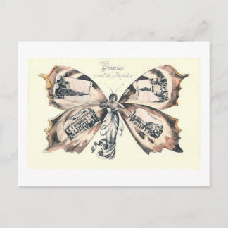 Vintag Fairy Postkarte
