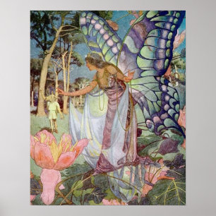 Vintag Fairy Queen Poster