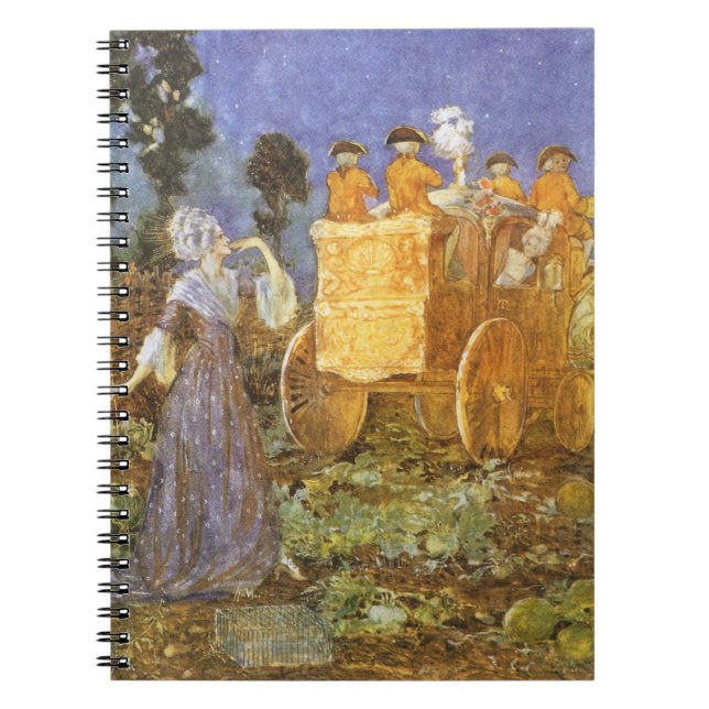 Vintag Fairy Tales Aschenputtel und Fairy Godmutte Notizblock (Vorderseite)