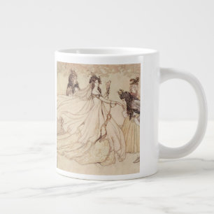 Vintag Fairy Tales, Aschenputtel von Arthur Rackha Jumbo-Tasse