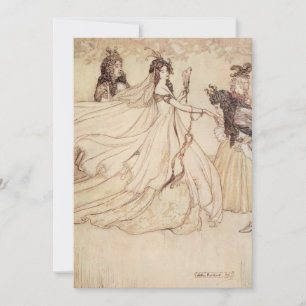 Vintag Fairy Tales Cinderella Party Einladung