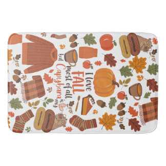 Vintag Fall Capybara Badezimmermatte Badematte