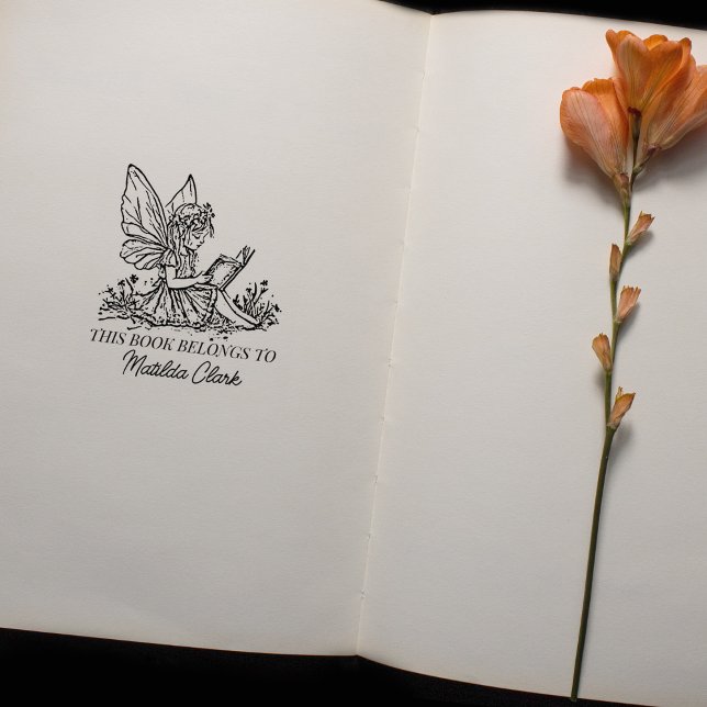 Vintag Fantasy Fairy Buchzeichen Gummistempel (Von Creator hochgeladen)